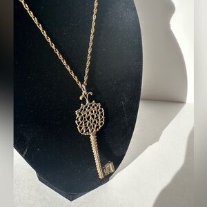 VINTAGE GOLD ANTIQUE KEY Necklace